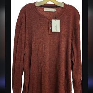 Calvin Klein Collection Men's Maroon Sweater